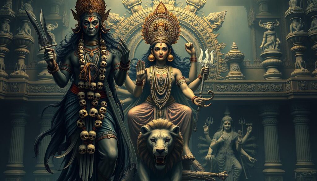 Kali and Durga iconography in Hindu art