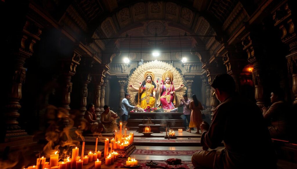 Kali and Durga worship rituals
